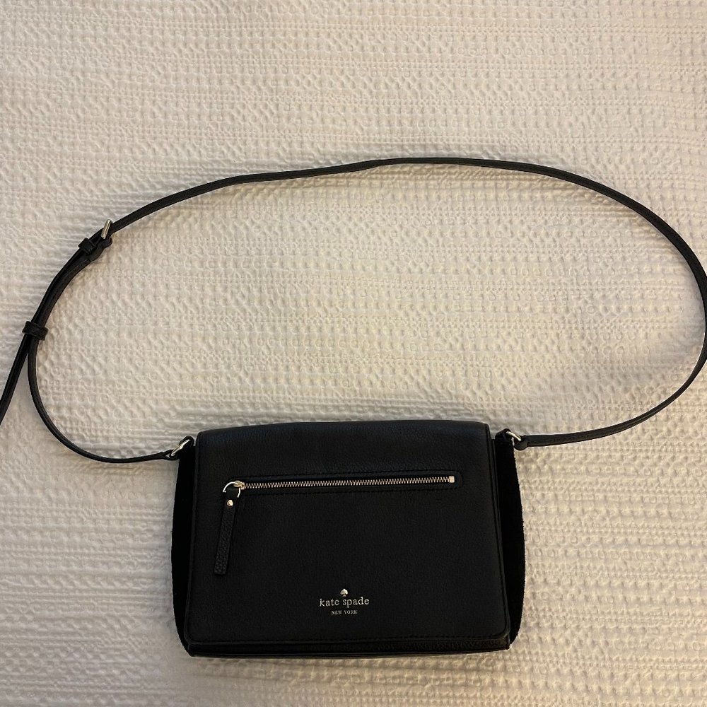 Kate Spade - Leather & Velvet Crossbody Bag